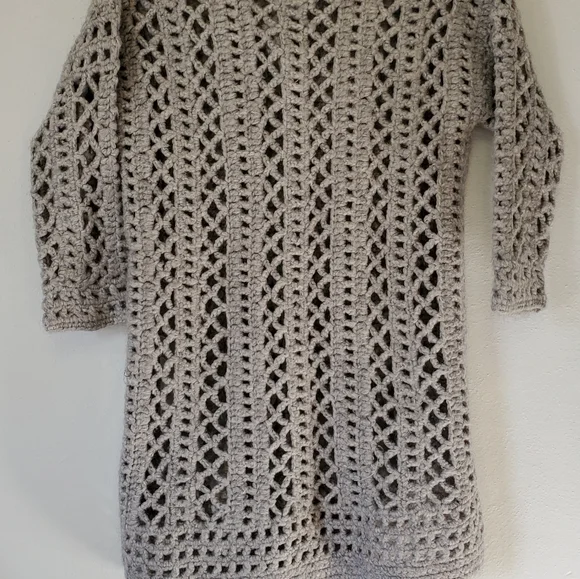 Lovestitch/Chunky Gray Cardigan - Picture 7 of 7